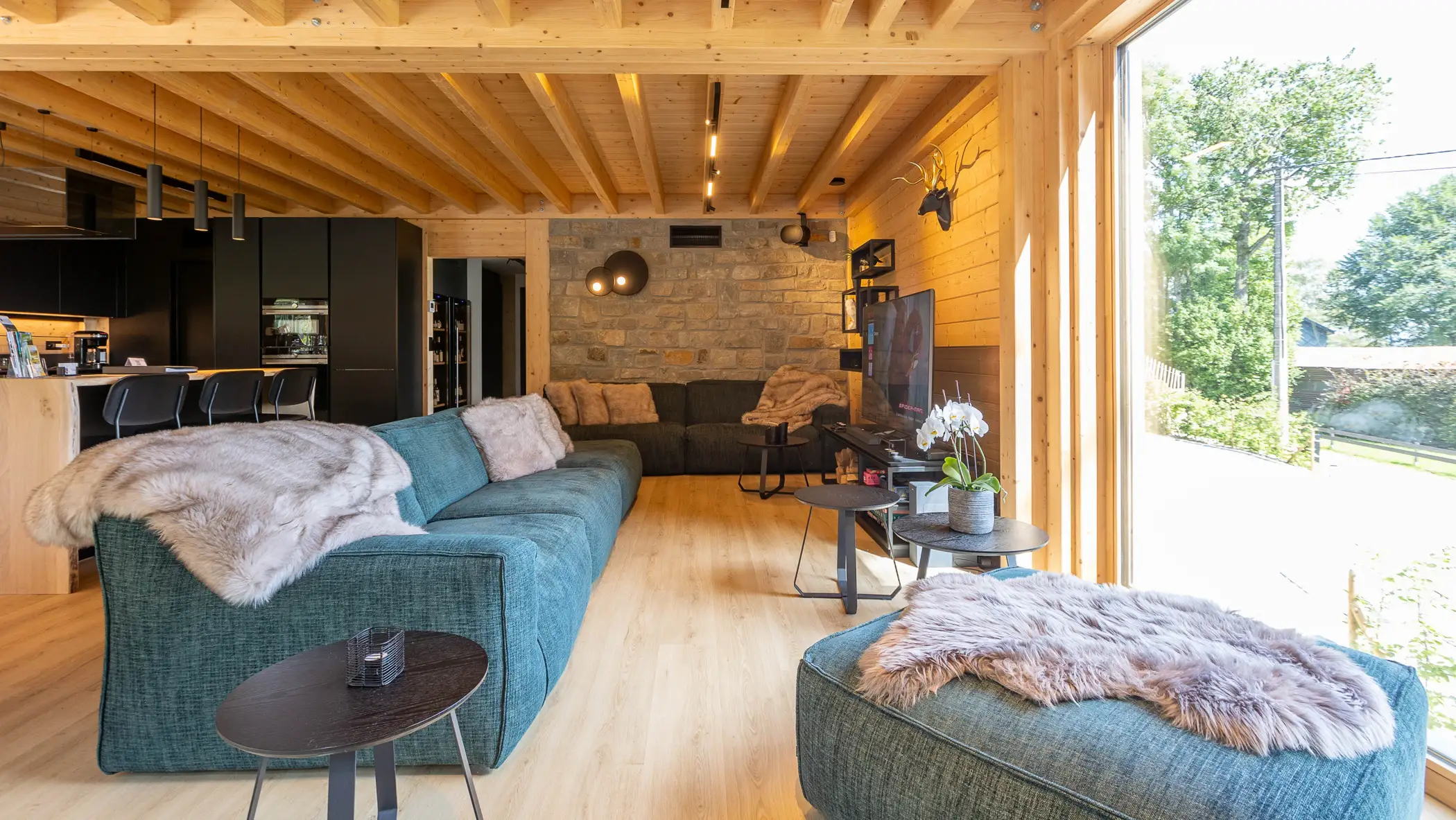 Cottage for 10 people in Tenneville Villa Wood